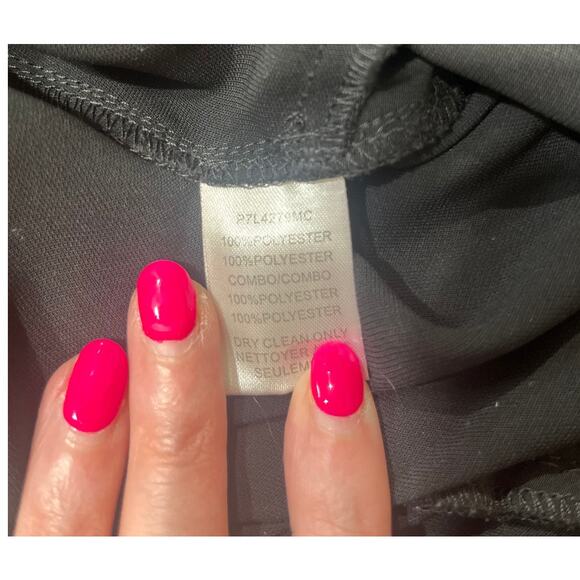 PARKER - Addison Black Sleeveless Ruffle Asymmetrical Jumpsuit Size 2 - Picture 12 of 12